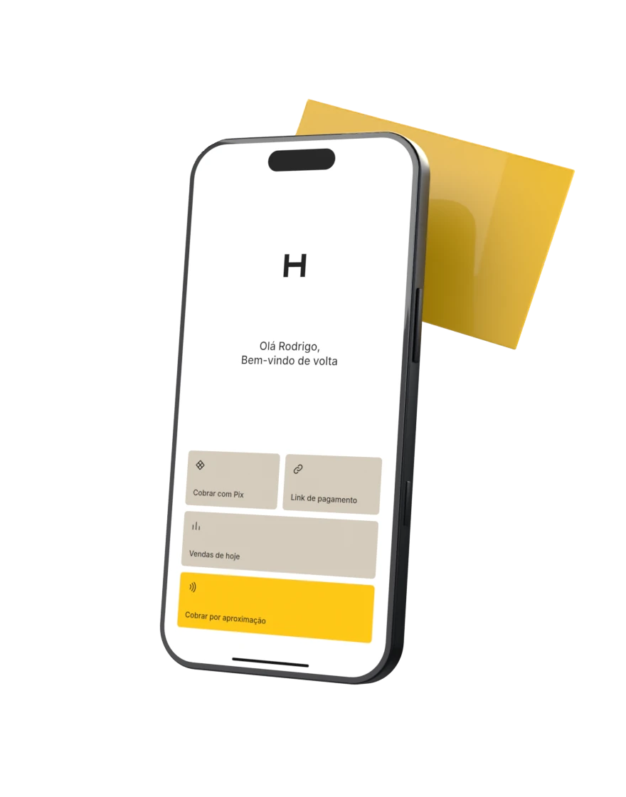 Head no celular: cobrança por aproximação